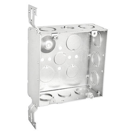 Southwire Electrical Box, 42 cu in, Junction Box Type, Steel, Square Shape 72171-FSW